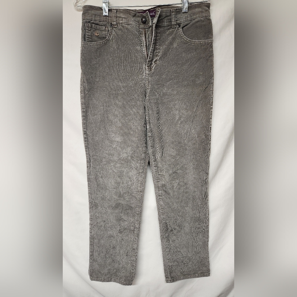 Corduroy Straight Leg Pants Size 10 Petite